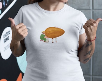 Funny Almond Milk T-Shirt, Vegan Dairy-Free Gift
