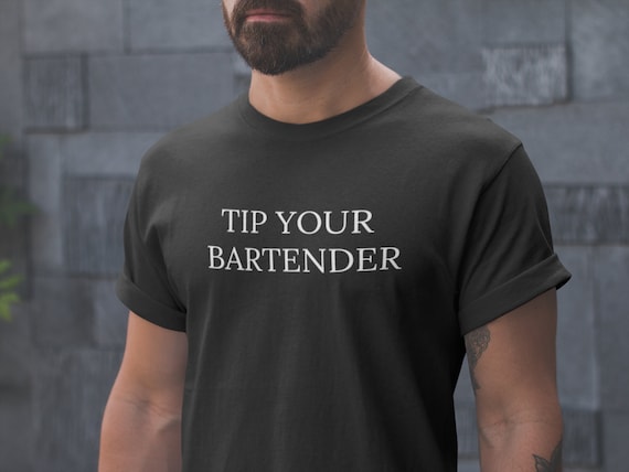 Funny bar sale staff t shirts