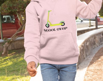 Kids Scooter Sweatshirt Birthday Gift Scooter Sweatshirt Kids Hoodie Kids Scooter Hoodie Kids Funny Sweatshirt Kids Funny Hoodie Gift