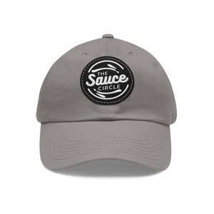 The Sauce Circle Leather Patch Hat For A Sauce Lover Hot Sauce Funny Foodie Hat Comfortable Food Dad Hat Birthday Gift For Dad Sauced