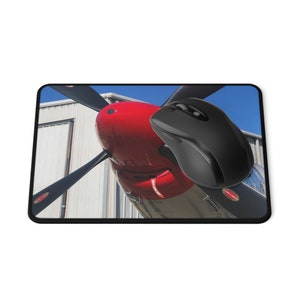 Awesome P51 Mustang Print on a Non-Slip Mouse Pad