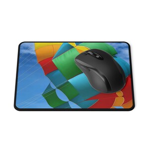 Colourful Balloon Print on a Non-Slip Mouse Pad