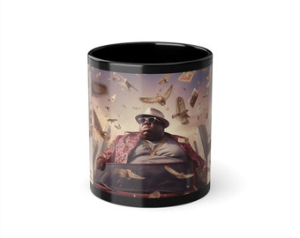 Biggie Smalls Flying High Coffee Mug - Unique Hip Hop Inspired Gift