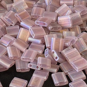 TL0142FR-Miyuki Tila Beads:Amethyst T/MA/R (7.5g pkg)