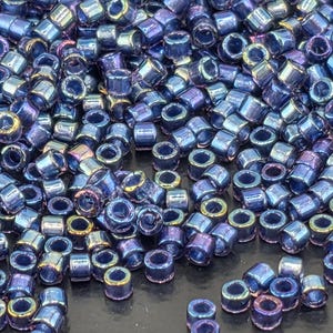 DB2386 Koraliki z kamienia lapis lapis lazuli – niebieskie błyszczące szkło w kolorze