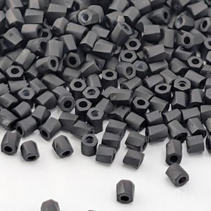 Black Opaque Matte Miyuki Twist Size 10/0 (15g Pkg) - Etsy