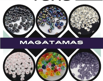 Toho Magatama Beads 3mm | Japanese Glass Tube | Choose Your Color