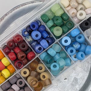 Assorted Crow Rollers 5oz - Glass Beads For Jewelry Making
