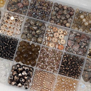 Leopard Jasper Gemstone Bead Set: Healing Stone Decor