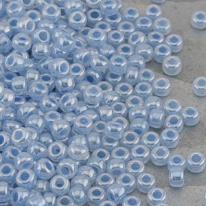 Dusky Blue Ceylon Miyuki Rocaille Size 8/0 (20g pkg)