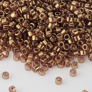 DB0115:Gold Rose T/L | Size 11/0 | 7g