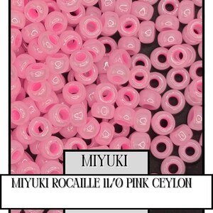 11-0531 Miyuki Rocailles 11/0 | Pink Ceylon 20g