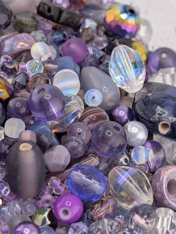 Lot De Perles Mélangées Pour Fabrication De Bijoux - Tailles 4mm à 22mm - Paquet Assorti - Neuf