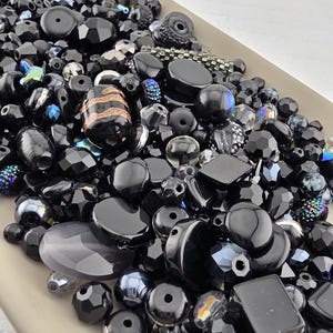 Learise Exclusive "Little Black Dress" Glass Bead Soup Mix (30g Pkg)