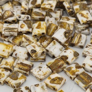 TL4512-Miyuki Tila Beads:Creamy Jasper PI (7.5g pkg)
