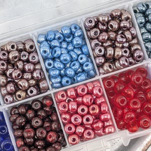 Assorted Crow Rollers 5oz - Glass Beads For Jewelry Making