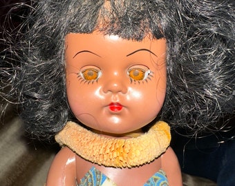 Kunststoff Moulded Arts Hawaiianische Puppe