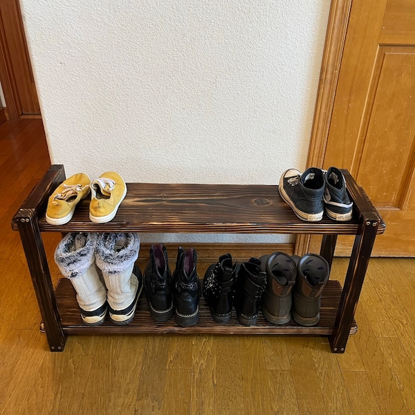 Decorative Shoe Rack for Entryway Etsy