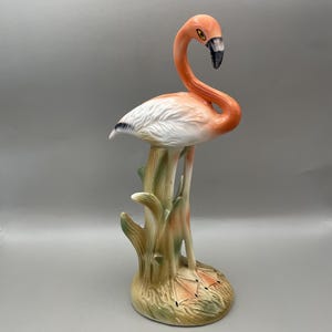 Vintage Ceramic Flamingo - Retro Vibe - 1960's style