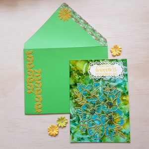 Floral Greeting Card | Handmade Card | Birthday Card | Card for Someone Special | Card for Friend | Card for Her | Blank Card
