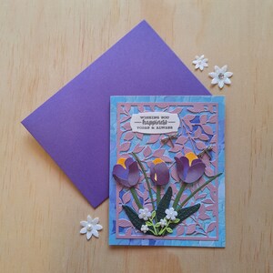 Floral Greeting Card | Handmade Card | Birthday Card | Card for Someone Special | Card for Friend | Card for Her