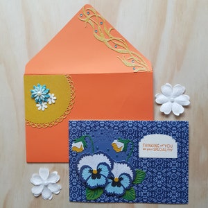 Floral Greeting Card | Handmade Card | Birthday Card | Card for Someone Special | Card for Friend | Card for Her | Blank Card