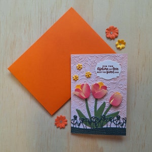 Greeting Card | Floral Handmade Card | Blank Card | Anniversary Card | Mother's Day Card | Appreciation Card