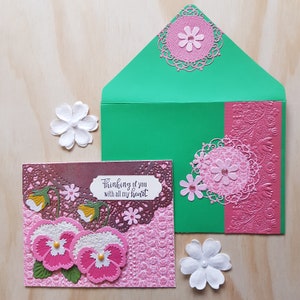 Mother's Day Card |  Handmade Card | Thinking of You Card | Card for Someone Special | Greeting Card |  Anniversary Card