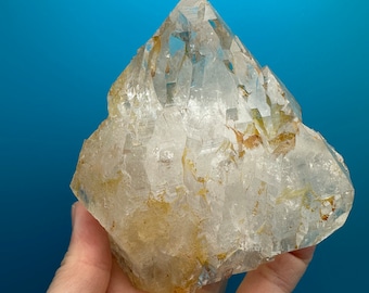 Exquisite high quality golden skin Tibetan Himalaya Crystal Quartz