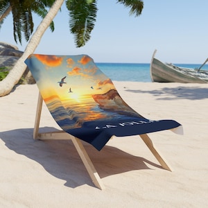 La Jolla Sunset Towel - San Diego Beach Towel