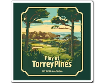 Magnete Torrey Pines - Decorazione della cucina del campo da golf di San Diego
