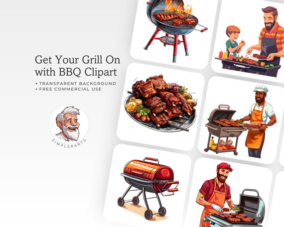 20 BBQ Clipart Free Commercial Use Transparent Background ...