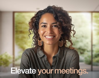 Plants Virtual Background | Home Office for Zoom, Teams, Skype (Digital Download)