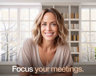 Modern Home Office Zoom Background | Bookshelf Virtual Backdrop (Digital Download)
