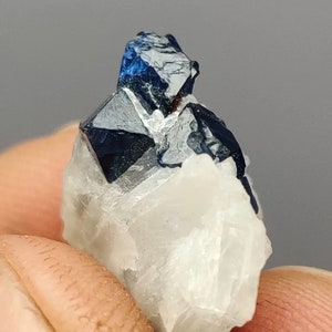 Extremely Rare Neon Cobalt Blue Spinel Crystals On Matrix From Burma