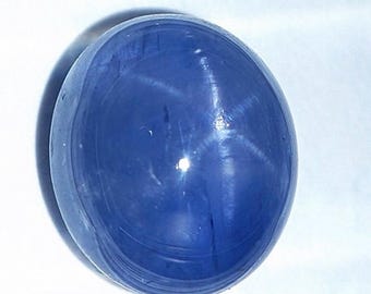Zafiro estrella azul real natural con certificación IGI de Sri Lanka