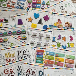 Libro de actividades para niños en edad preescolar imprimible