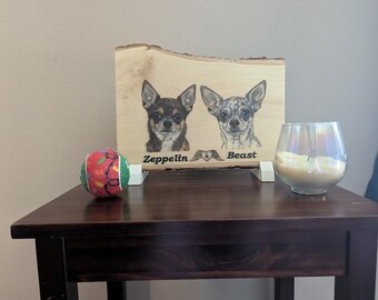 Custom Pet Portrait - Medium Rectangle