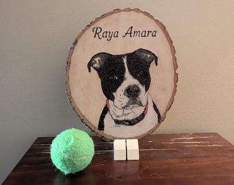 Custom Pet Portrait - Small Round