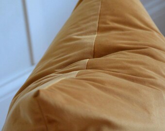 Hello Fall! Deep Gold Velvet Pillow Cover