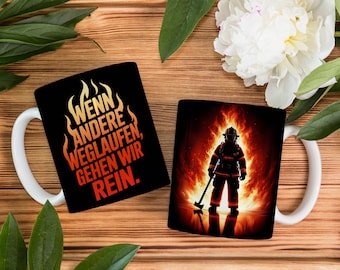 Firefighter Mug Design Gift Idea for Firefighter Heroes Firefighter Gift Sublimation Digital Mug Design PNG 11 oz Mug Wrap