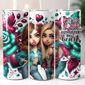 YouNique Designs Taza de café con texto en inglés Not Sisters by Blood but Sisters by Heart, 11 onzas, taza para hermana del alma, tazas de café para mejores amigas (blanco YouNique Designs Taza de café con texto en inglés Not Sisters by Blood but Sisters by Heart, 11 onzas, taza para hermana del alma, tazas de café para mejores amigas (blanco