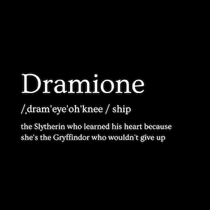 Dramione (fandom ship) digital print