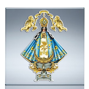 Virgin Mary Virgen de San Juan de los Lagos Sticker Decal calcomania Virgen San Juan de los Lagos Lady