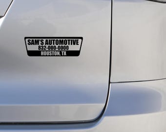 Dealer Decal Sticker Ad Custom Diecut personalized