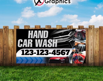 thumbnail interactive-video image 1 of Custom Auto Detailing Advertising Vinyl Banner | Car Wash Sign | Multiple Sizes 1 of 4