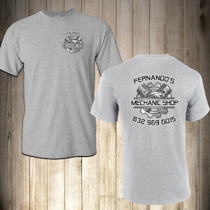 Customized Mechanic Shirt, Customized Mechanic Company Logo Shirt, Mechanic Shop Shirt, Mechanic Business Shirt, Mechanic Shirts Logo