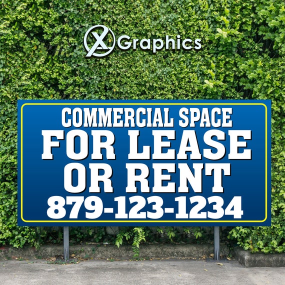 thumbnail image 2 of FOR LEASE Advertising Vinyl Banner – Large Sizes, Custom Business Signs, USA Made 2 of 6
