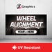 Wheel Alignment 13 Oz Heavy Duty Vinyl Banner Sign With Metal Grommets ...
