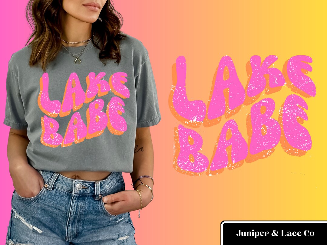 Lake Babe Design Lake Life Shirt Life at the Lake House Gift Boating